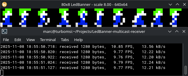 LedBanner-multicast-receiver