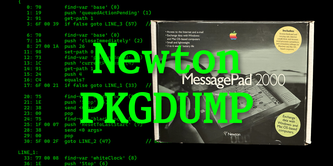 Newton-PKGDUMP