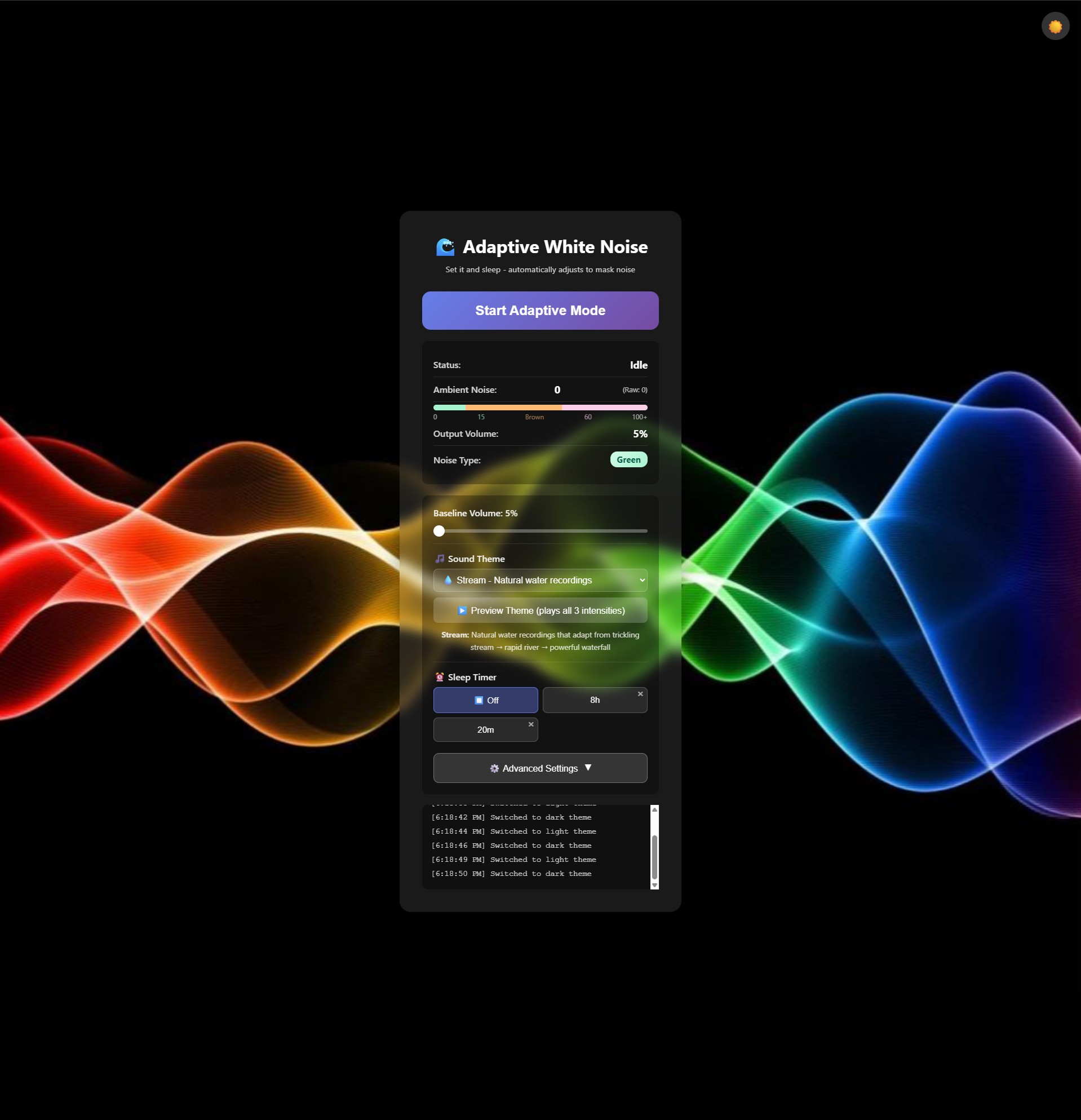 adaptive-white-noise