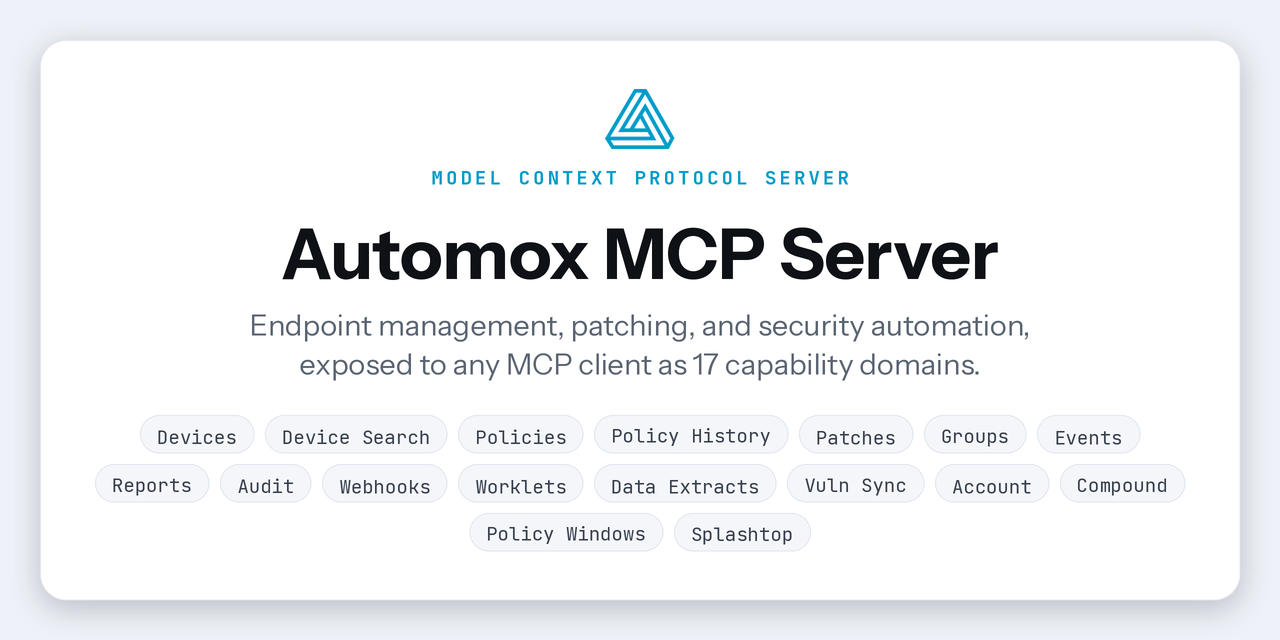 GitHub - AutomoxCommunity/automox-mcp: An MCP server implementation for ...