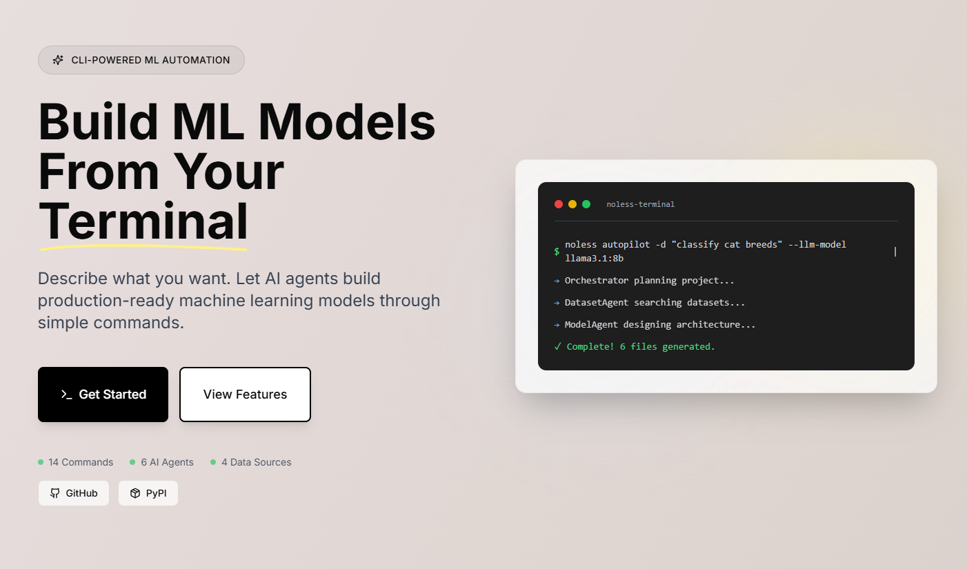 GitHub - DWE-CLOUD/NoLess: A Ai automation based system which can build ...