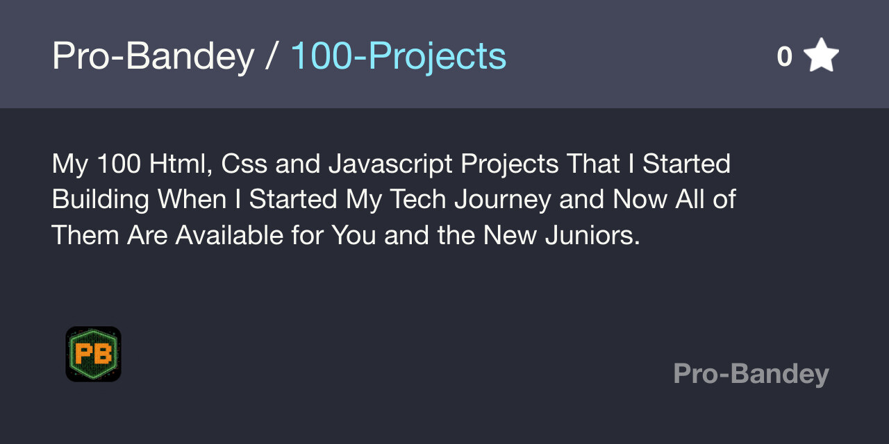 100-Projects