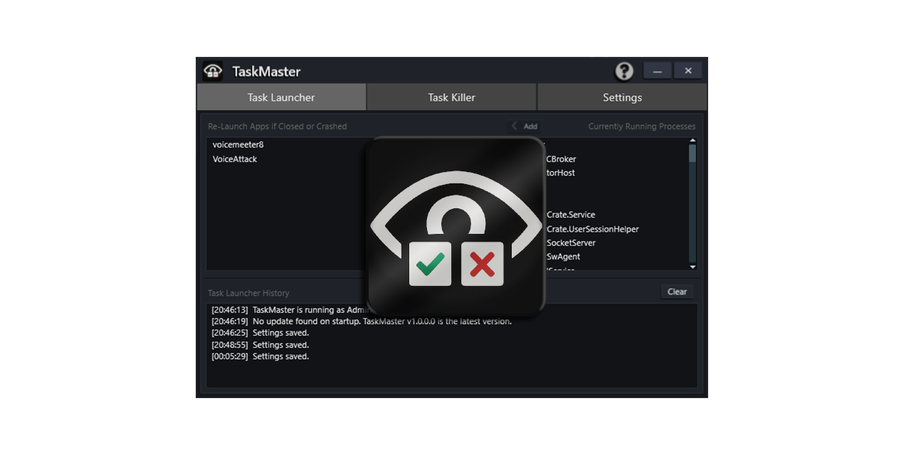 GitHub - SemlerPDX/TaskMaster: TaskMaster is a free utility application ...