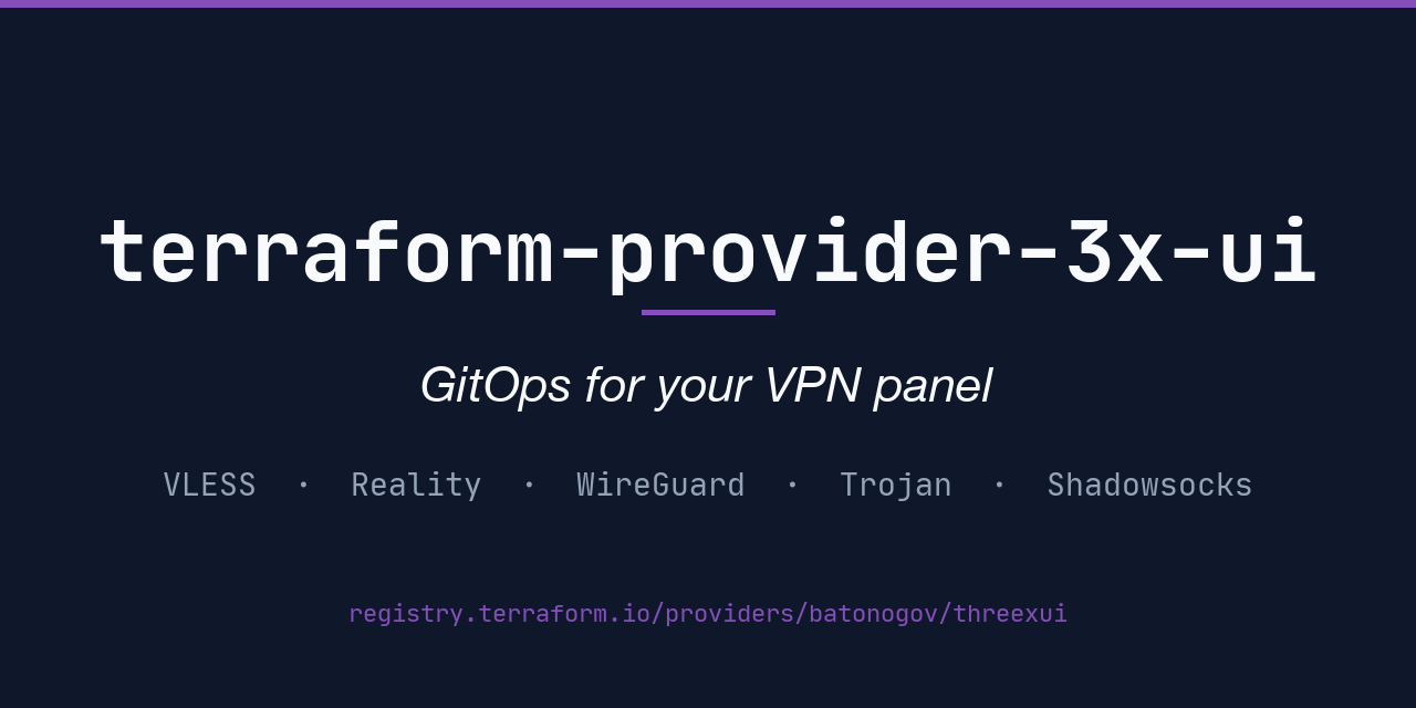 terraform-provider-threexui