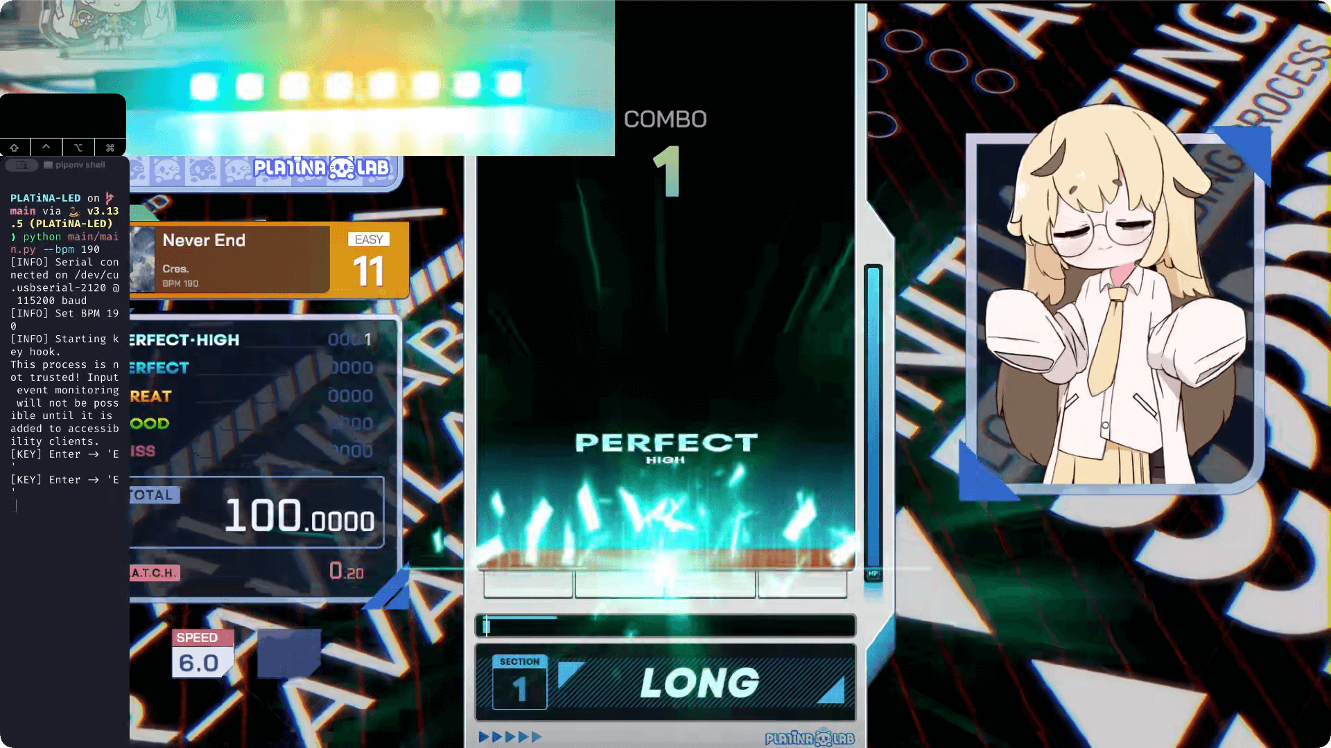 리듬게임 "플라티나 랩"의 4키 입력을 LED 스틱으로 실시간 시각화하는 프로젝트입니다. Contribute to mu-hun/PLATiNA-LED development by creating an account on GitHub.