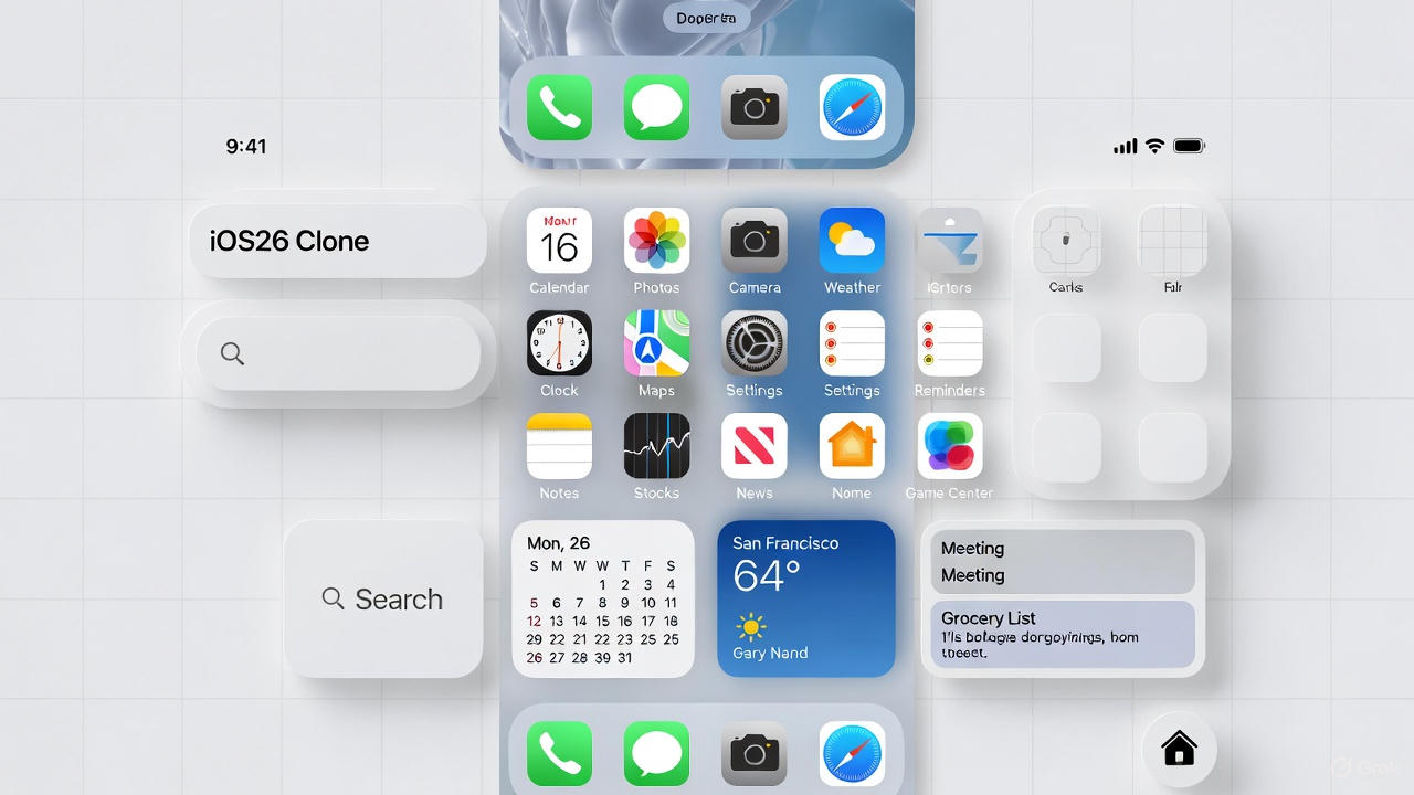 iOS-26-clone