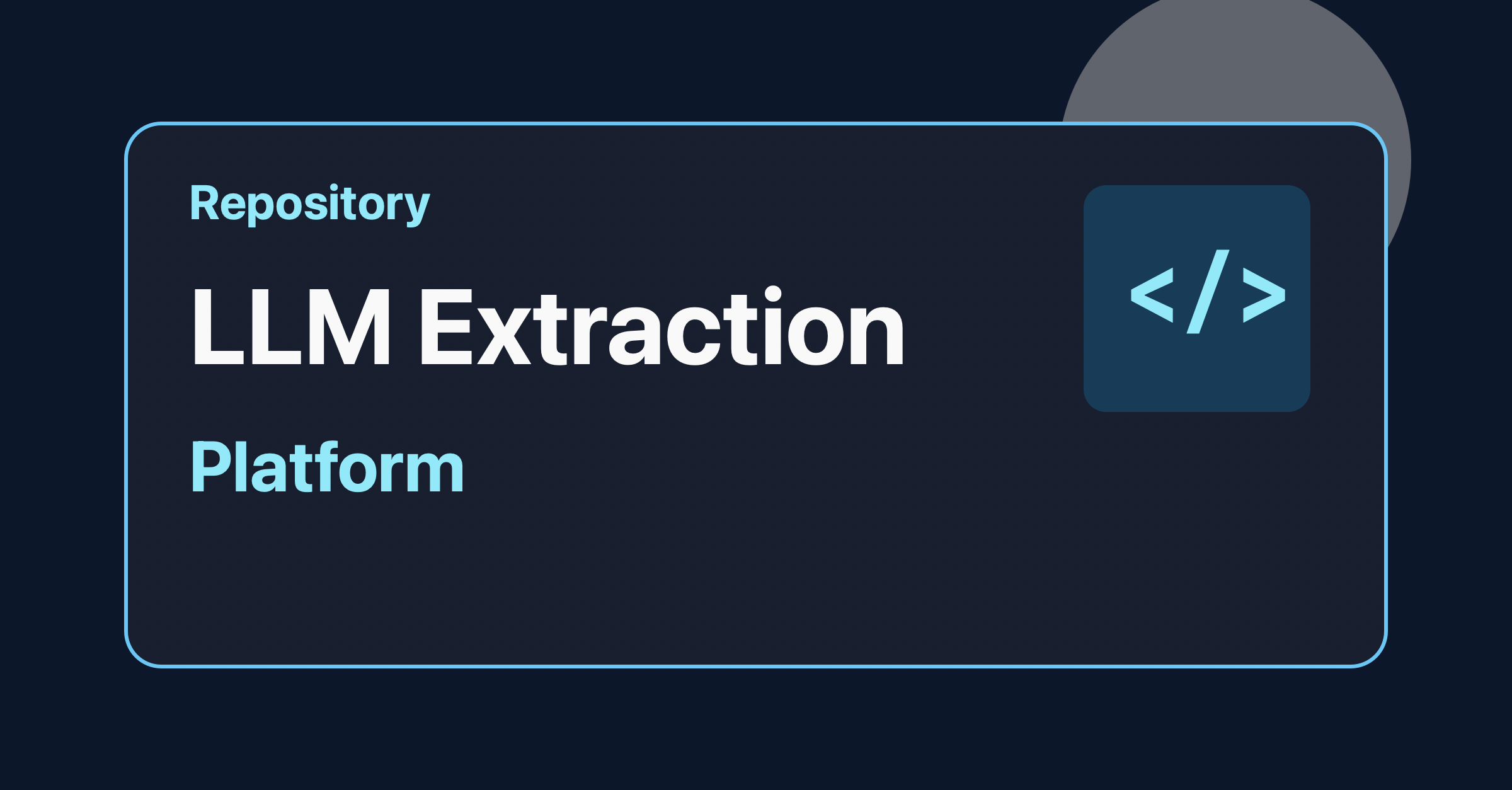 GitHub - chranama/llm-extraction-platform: Open-source backend for ...