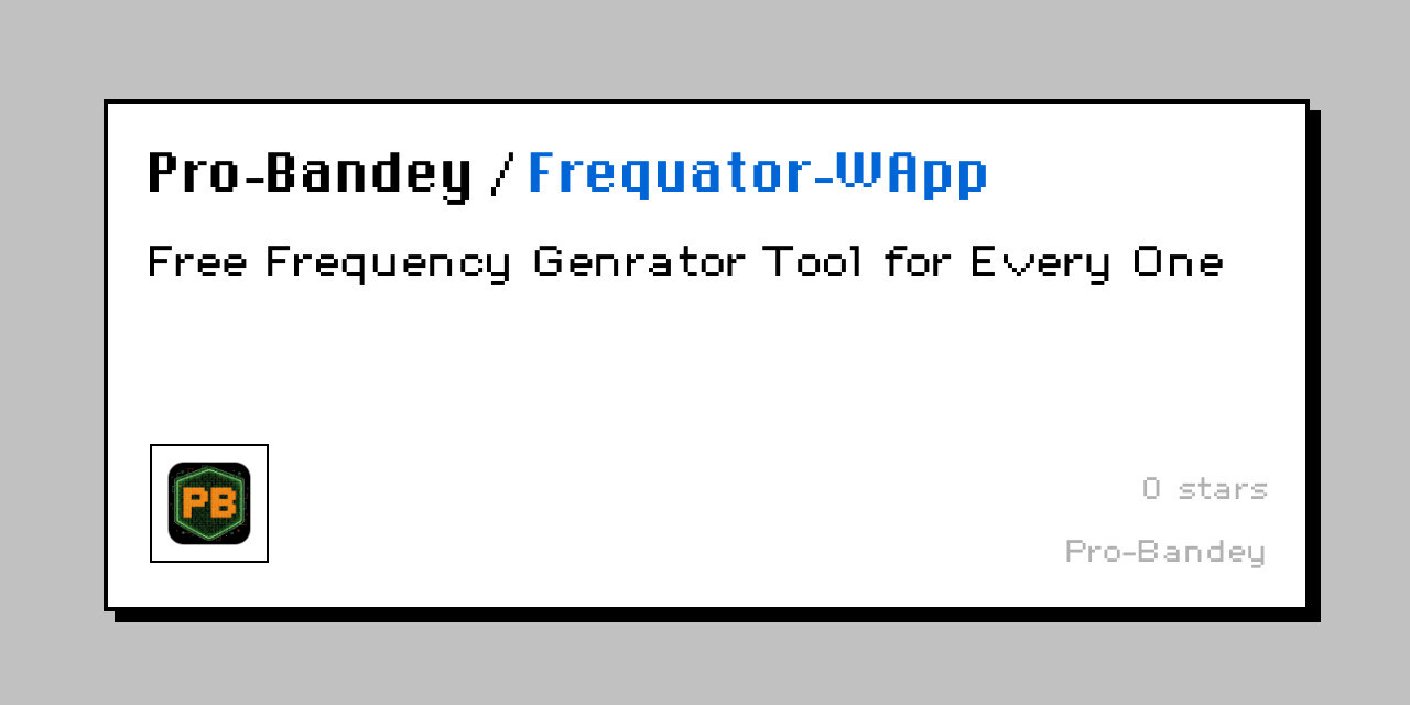 Frequator-WApp