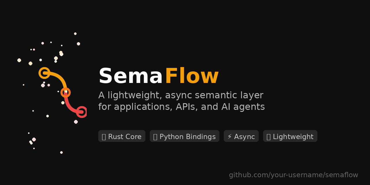GitHub - SemaFlow-labs/SemaFlow: A Rust based, lightweight Semantic ...