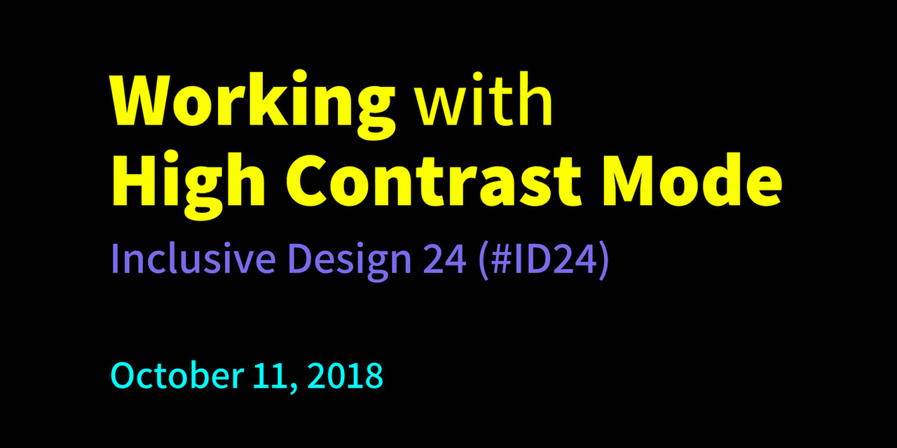 working-with-high-contrast-mode-talk