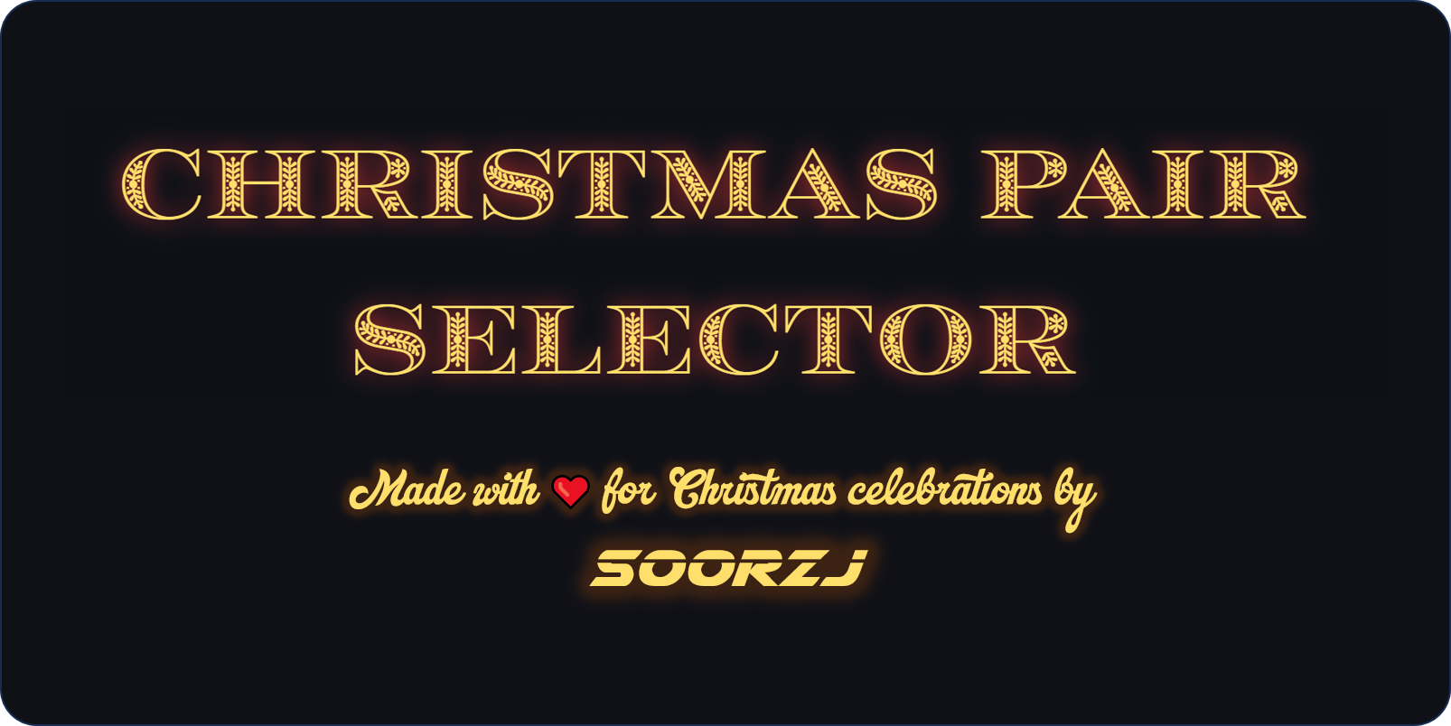 Christmas-Gift-Pair-Generator