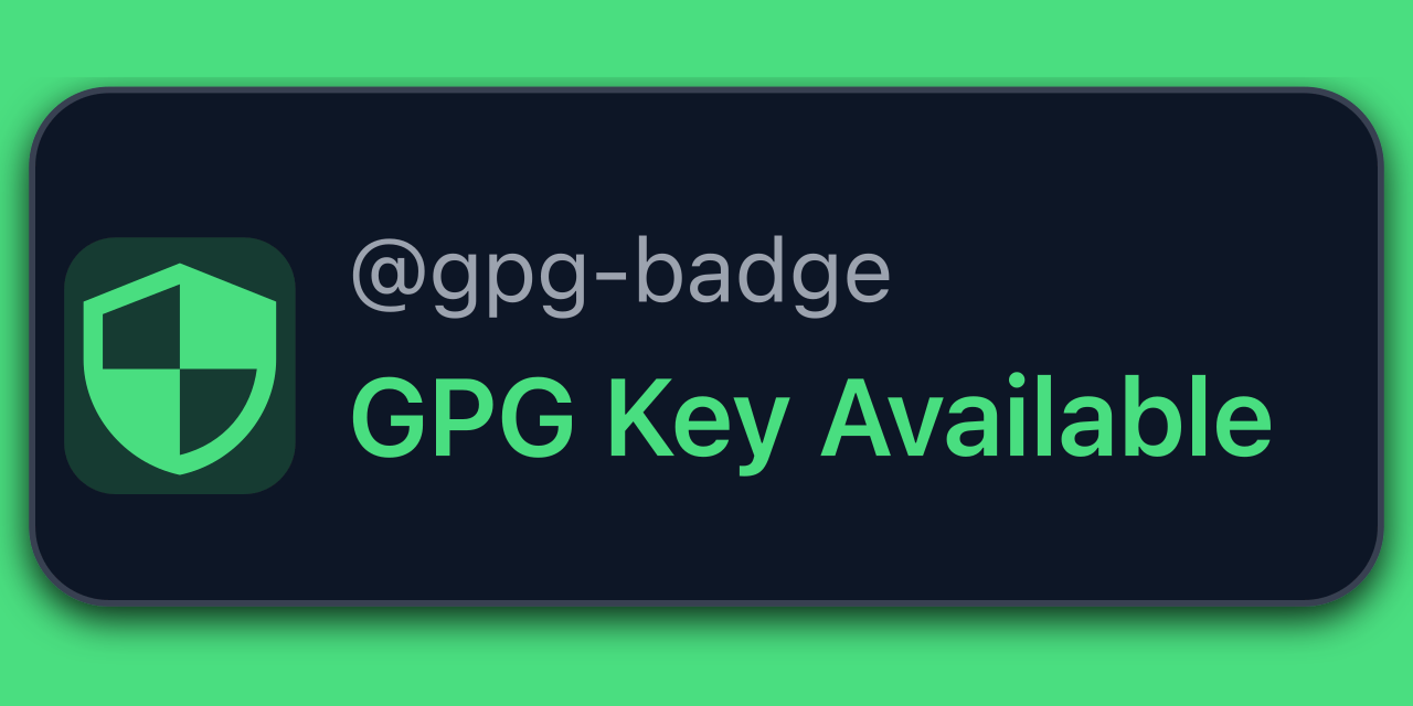 github-gpg-badge