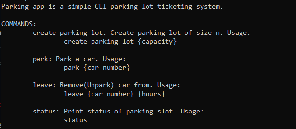 GitHub - mfmahendr/parking-app: A simple CLI parking lot ticketing ...