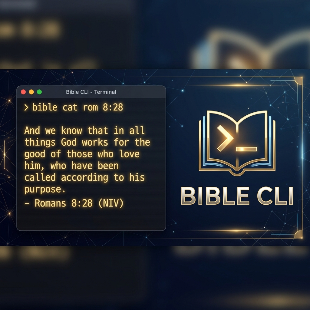 GitHub - EcclesiaTechStudio/bible-cli: Bible CLI is a fast, interactive ...