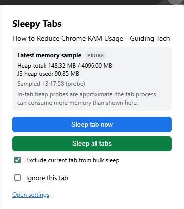GitHub - deaspo/sleepy-tabs: Sleepy Tabs Guardina automatically freezes ...