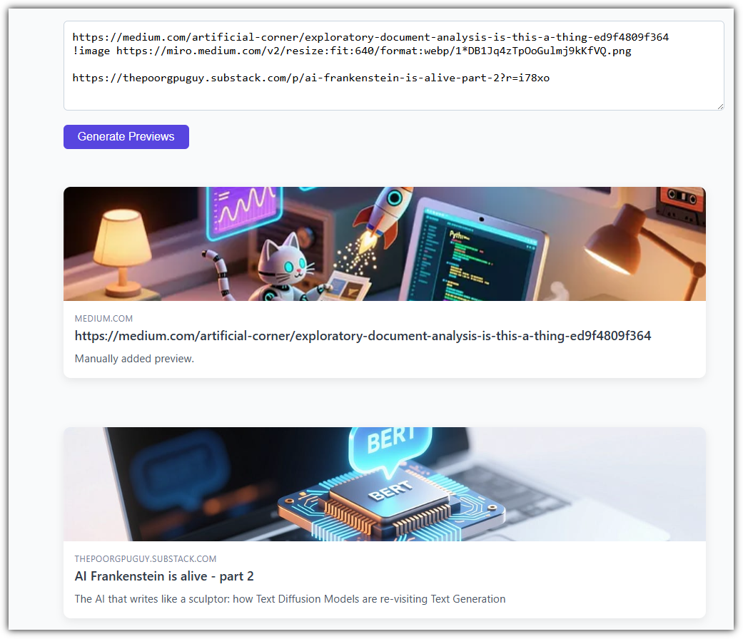 GitHub - fabiomatricardi/create-embed-cards: python flask app to create ...