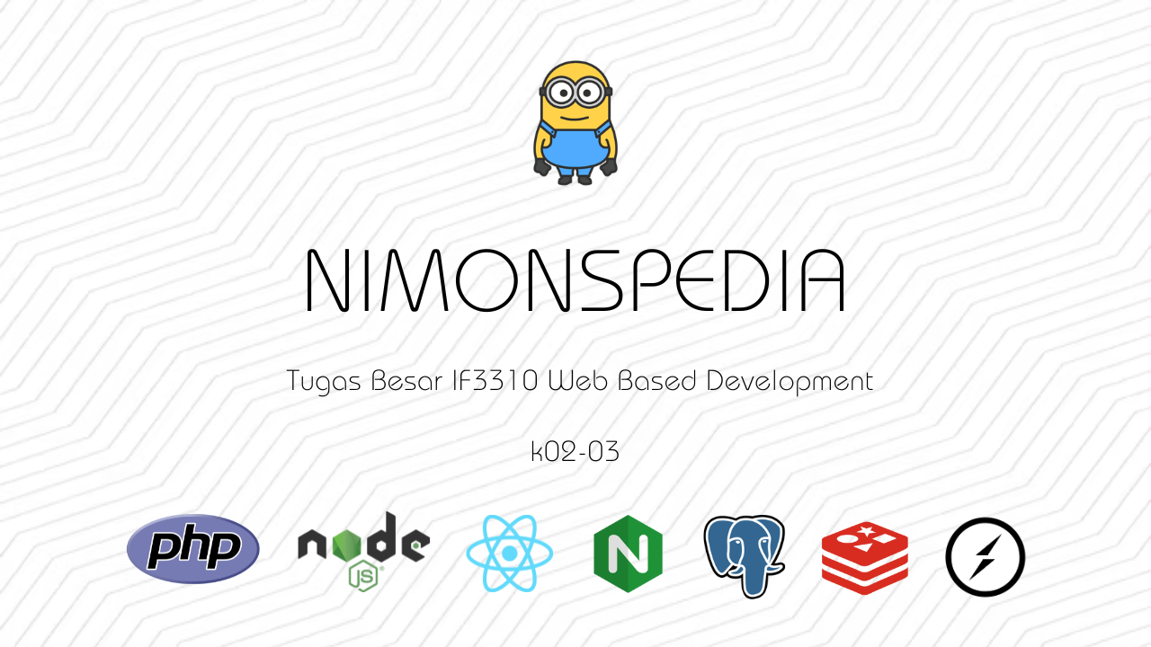 GitHub - l0stplains/nimonspedia: Tugas Besar IF3310 Web Based ...