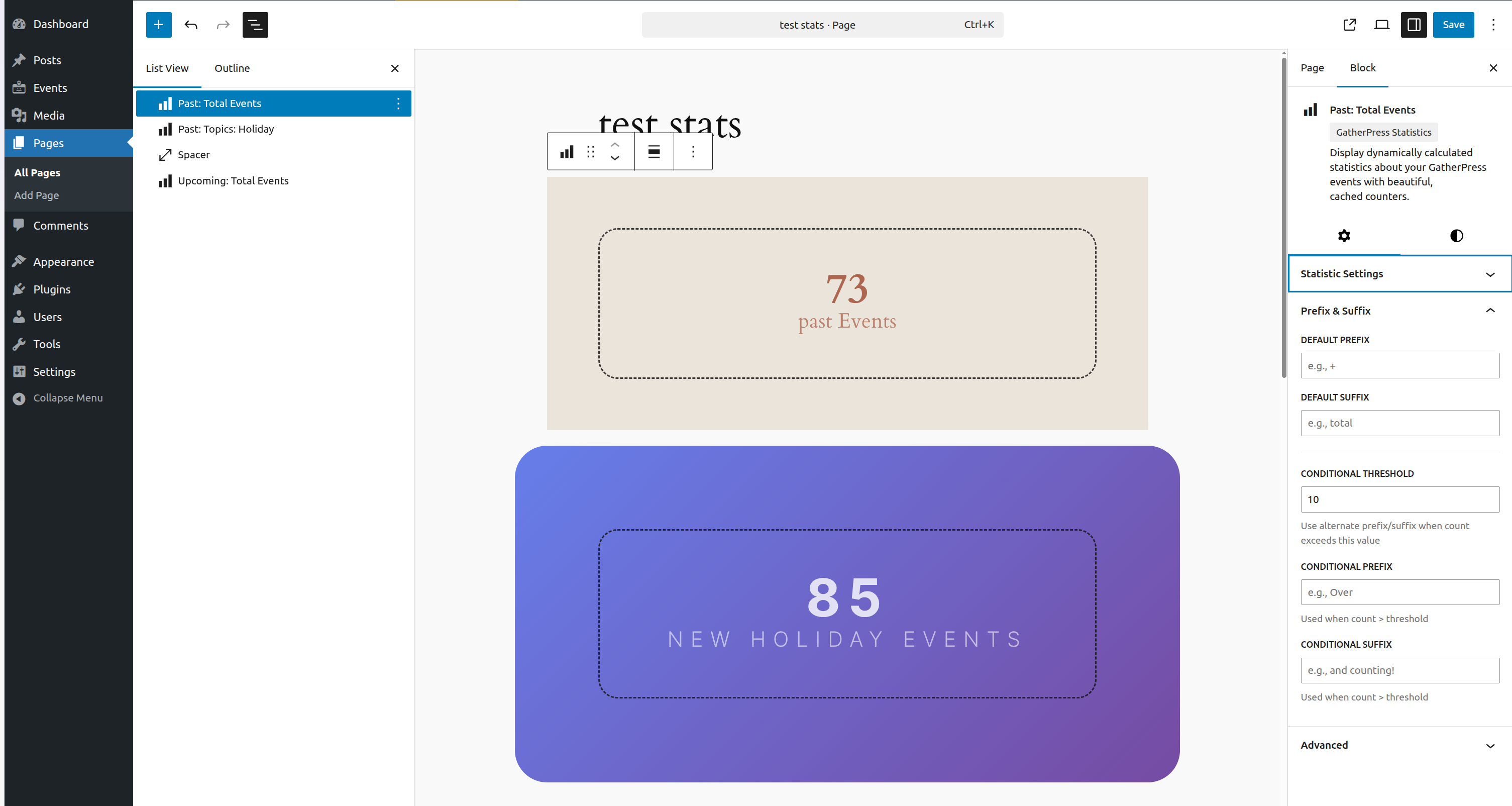 gatherpress-statistics