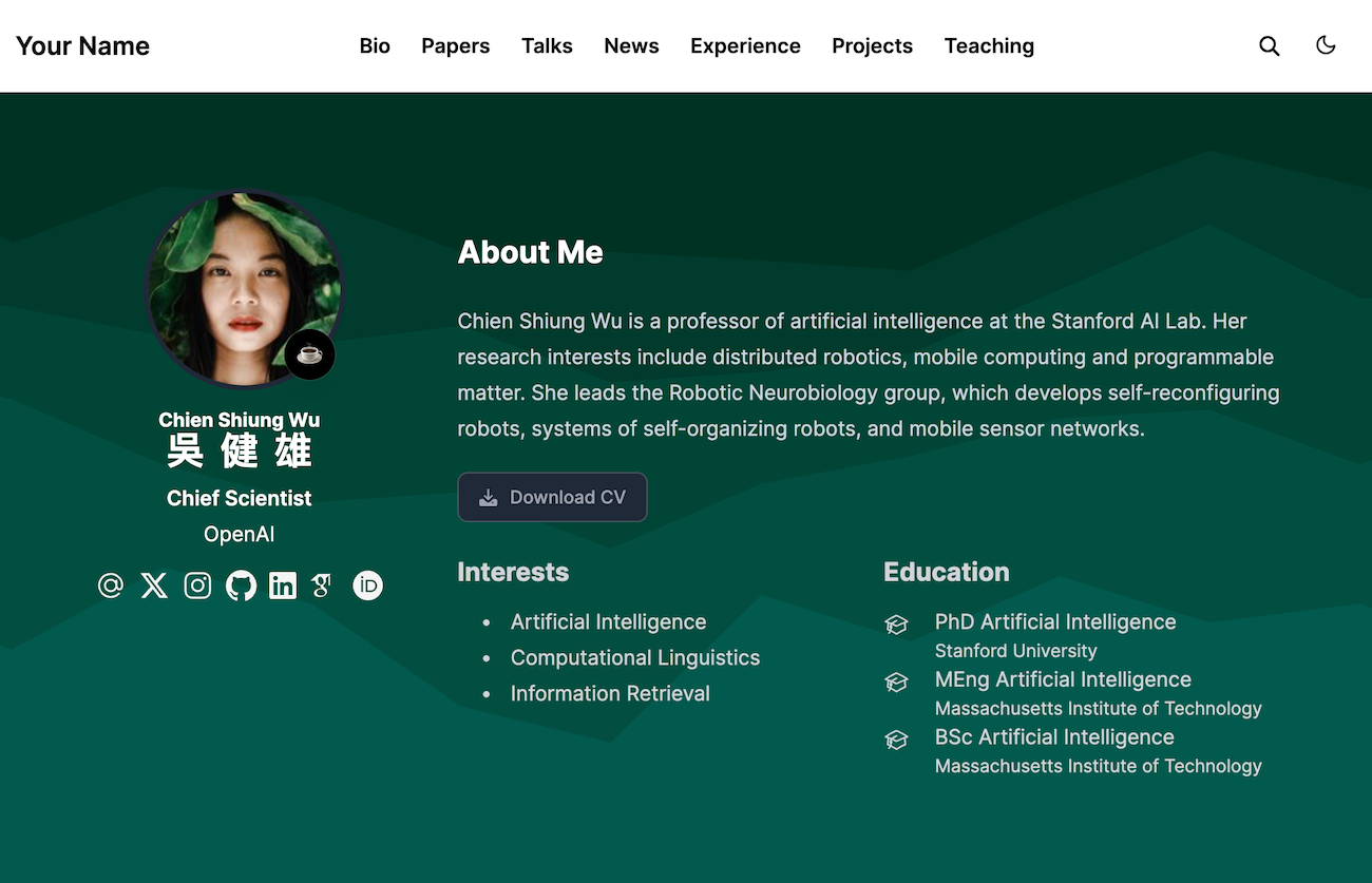 HugoBlox/theme-academic-cv