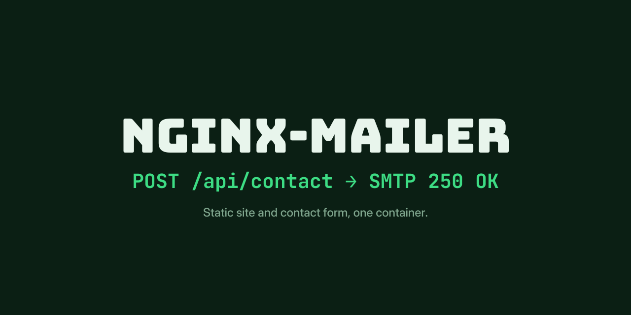 nginx-mailer