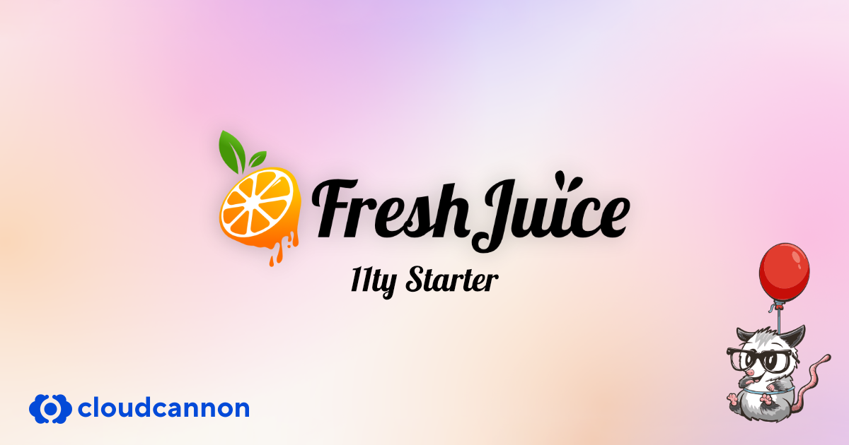 freshjuice-11ty-starter