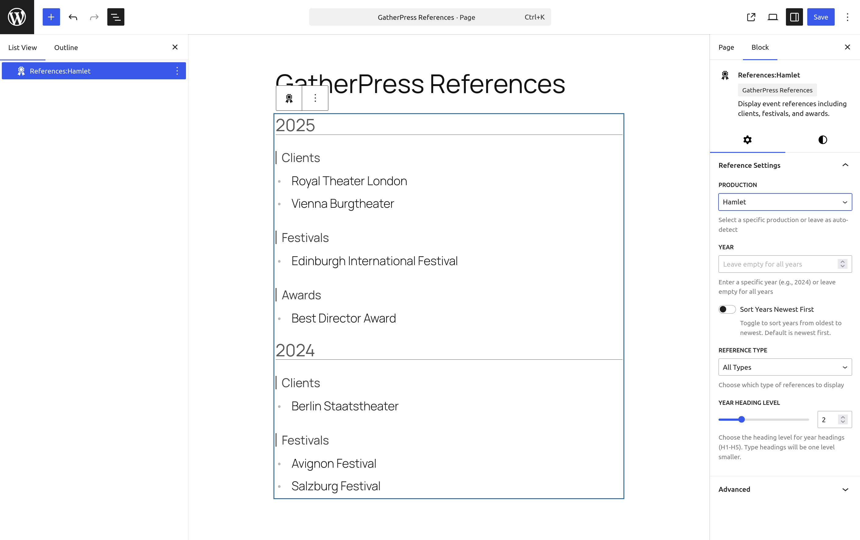 gatherpress-references