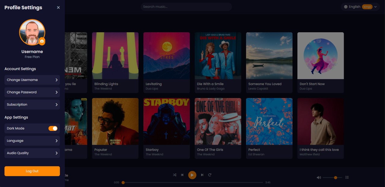 GitHub - Nitishji7050/music-app: full stack music app using python(Fast ...