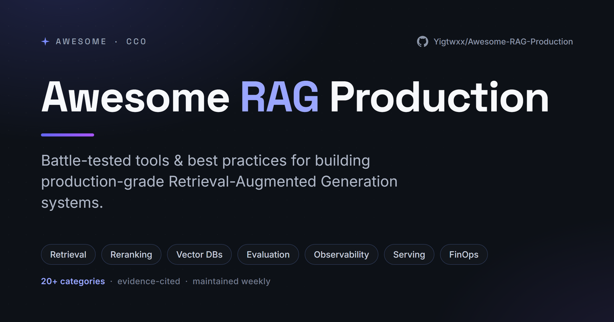 awesome-rag-production