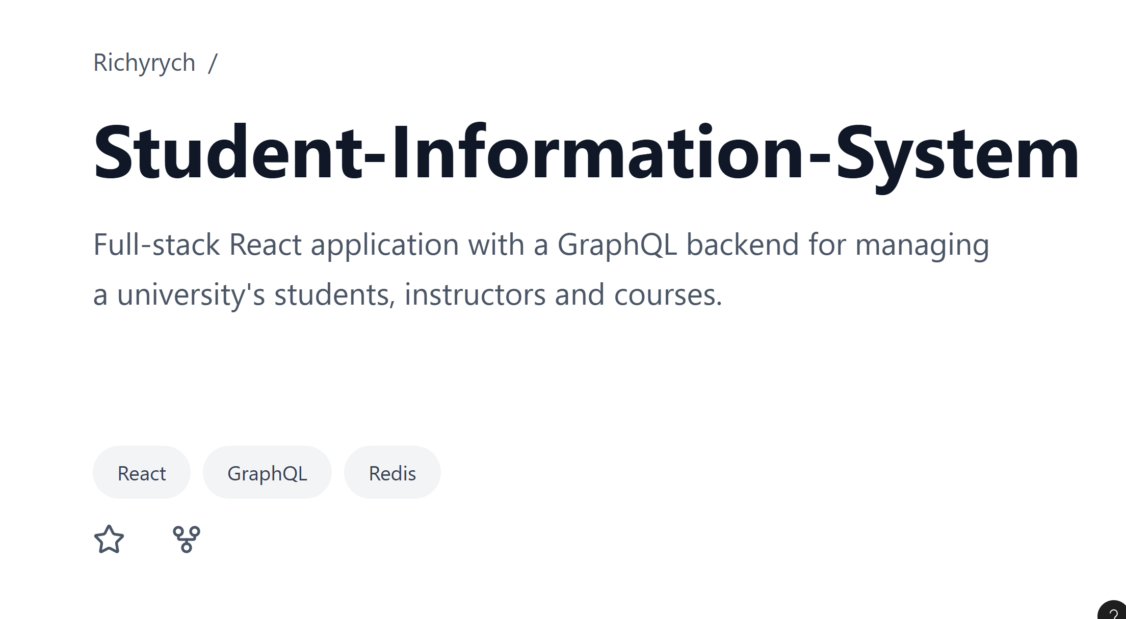 GitHub - Richyrych/Student-Information-System: Full-stack application ...