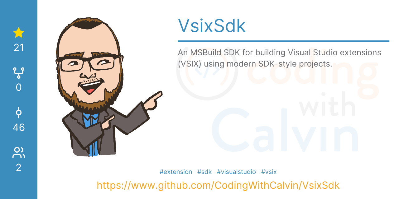GitHub - CodingWithCalvin/VsixSdk: An MSBuild SDK for building Visual ...