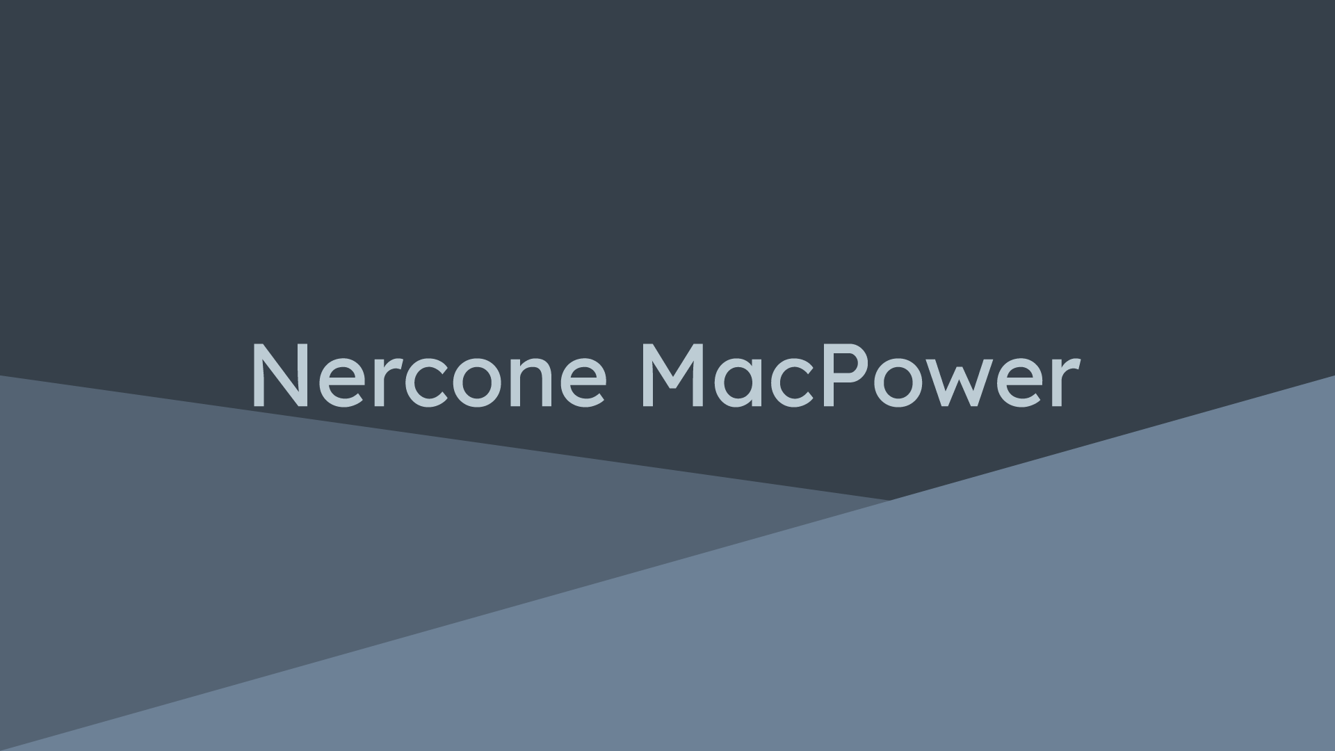 nercone-macpower