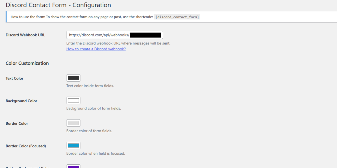 wordpress-discord-contact-form