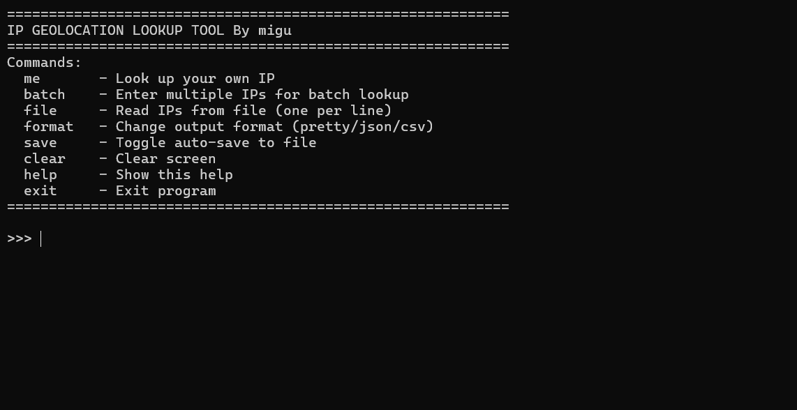GitHub - mig5000/IP-Geolocation-Lookup-Tool: IP Geolocation Lookup Tool ...