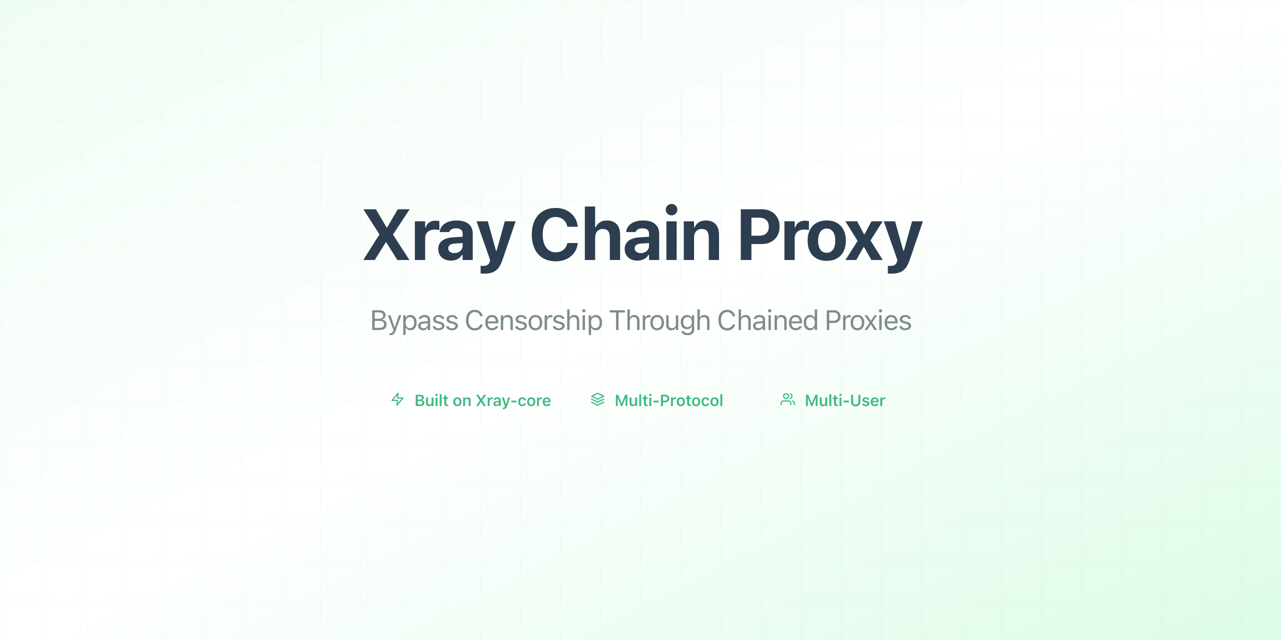 GitHub - dalirnet/xray-chain-proxy: Chain proxy tool for bypassing ...