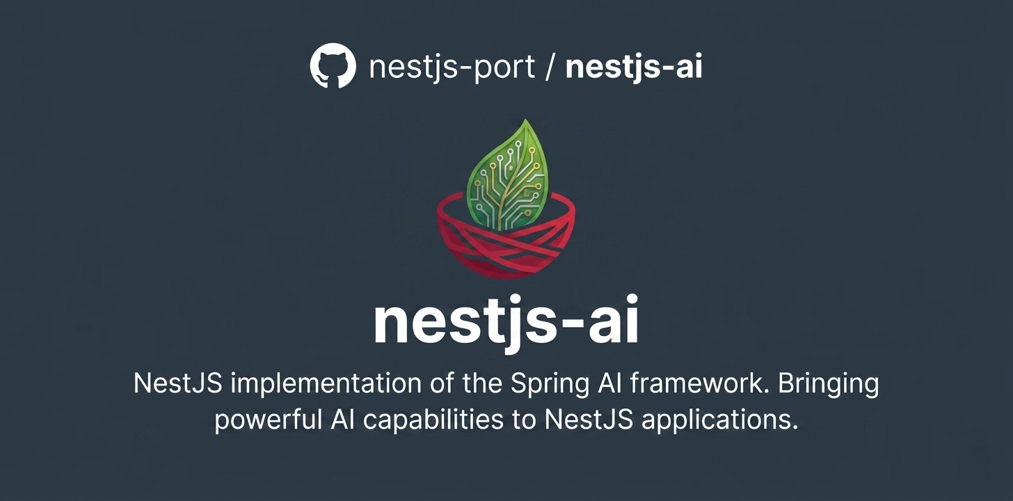 GitHub - nestjs-port/nestjs-ai: A TypeScript/NestJS port of Spring AI ...