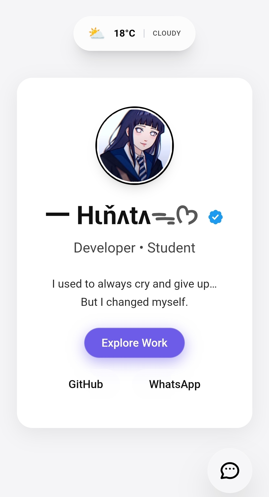 GitHub - DevHinata/DevHinata: A simple and clean portfolio template ...