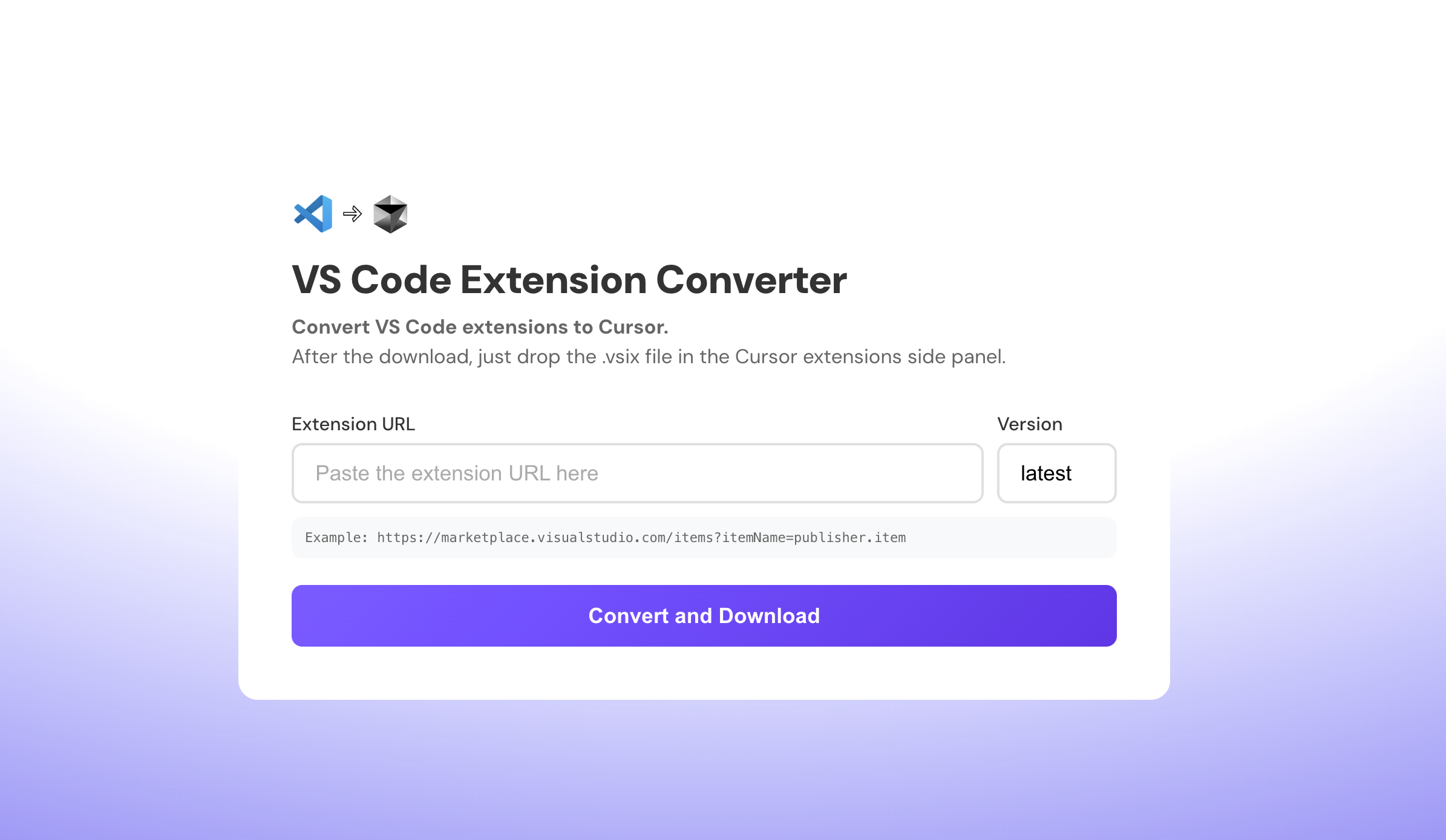 GitHub - diogomoretti/vscode-extension-to-cursor: 🔄 Convert VS Code ...