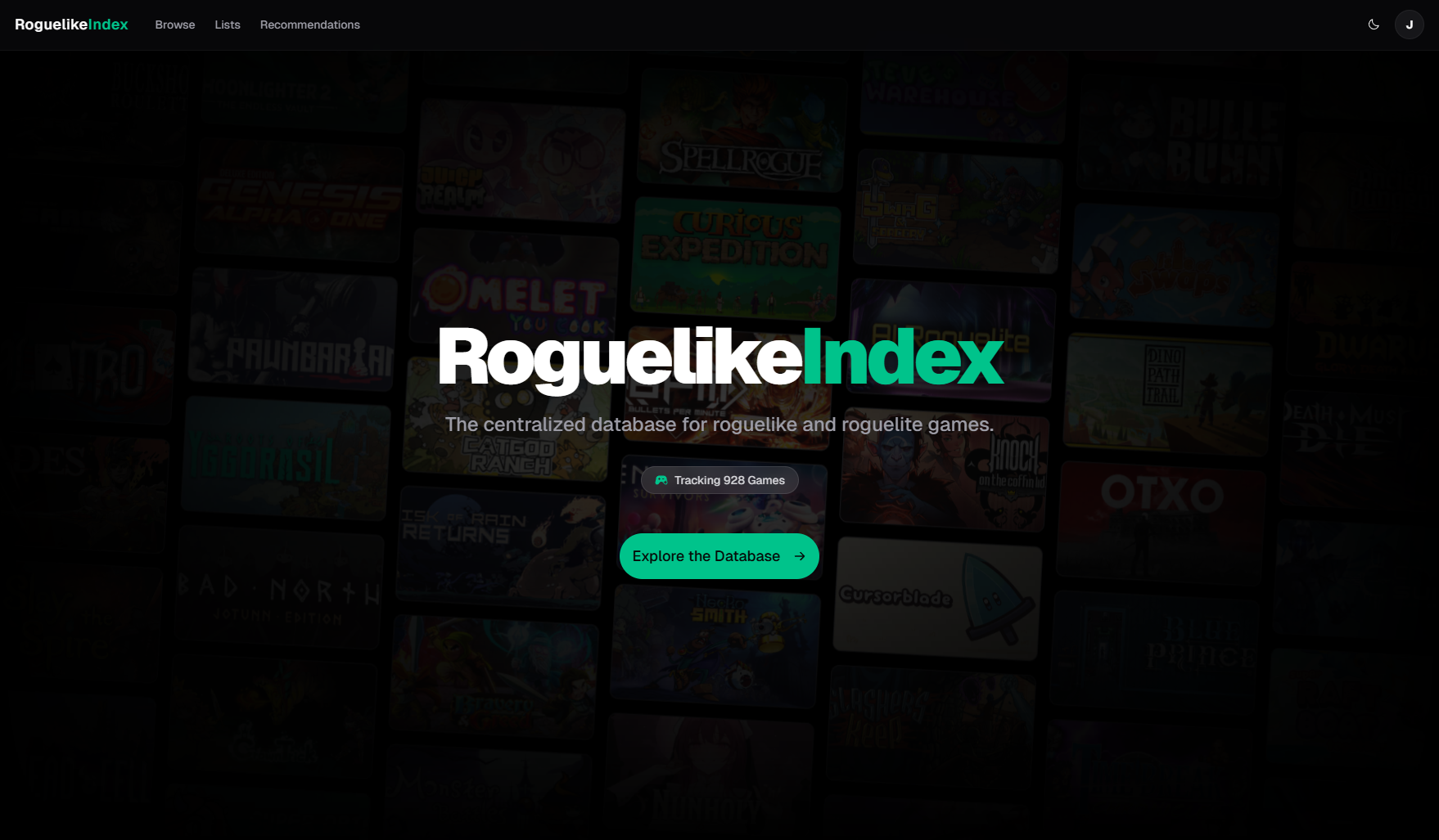 GitHub - Jaydchw/roguelikeindex: Comprehensive index site for Roguelikes