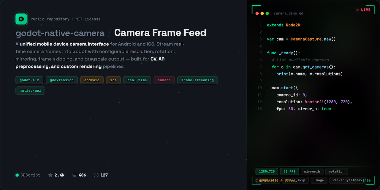 godot-native-camera