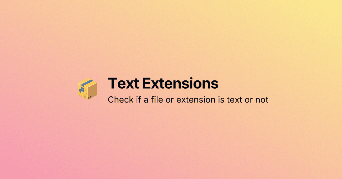 text-extensions