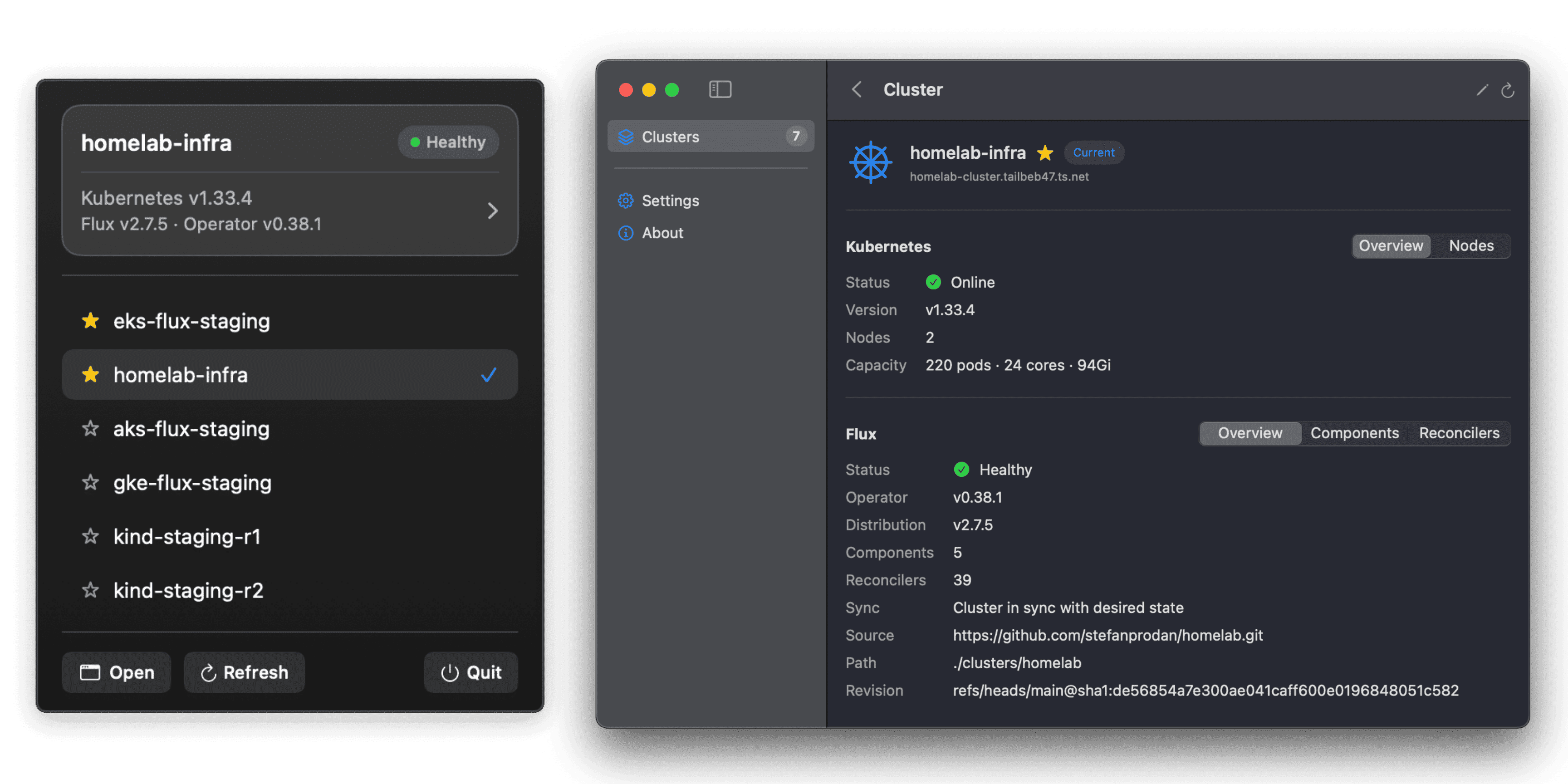 GitHub - stefanprodan/kswitch: Kubernetes context manager for macOS ...