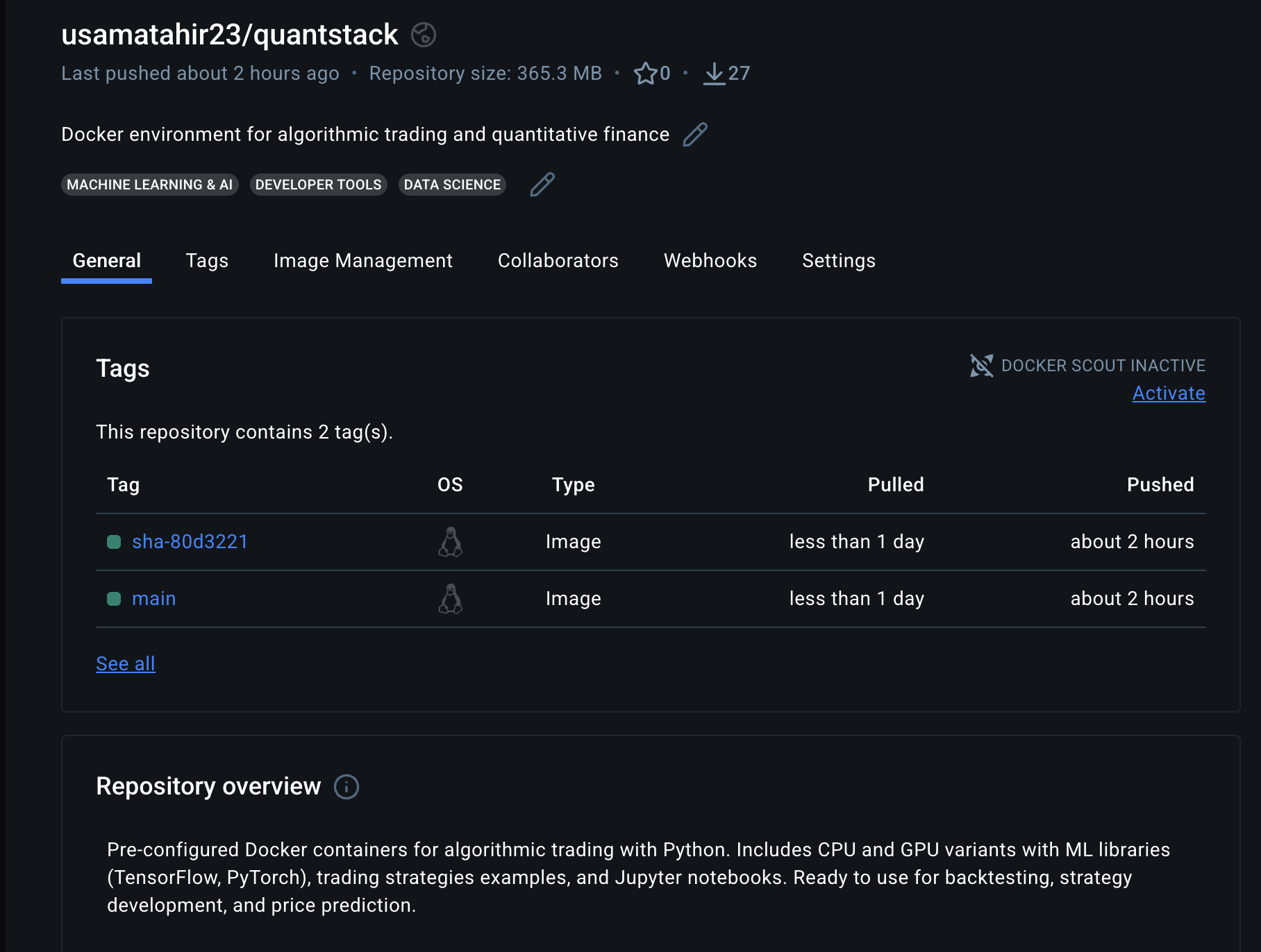 GitHub - Usamatahir23/trading-ai-docker: Docker environment for ...