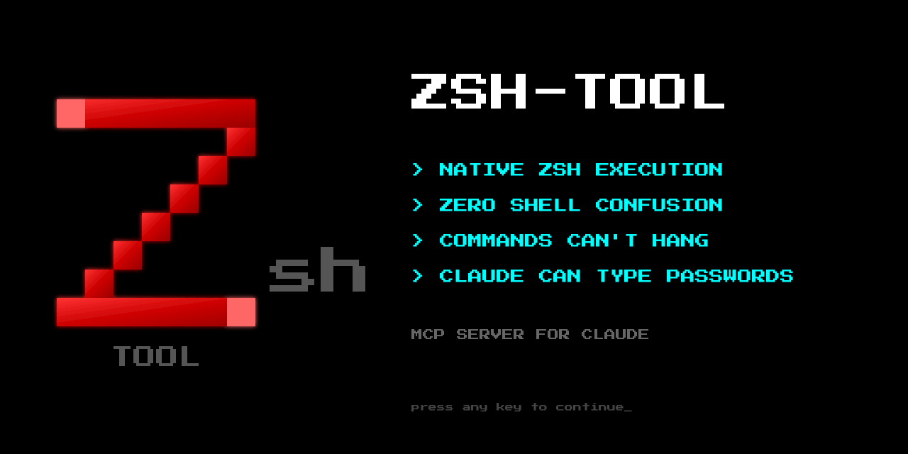 GitHub - ArkTechNWA/zsh-tool: Zsh execution MCP tool for Claude Code ...