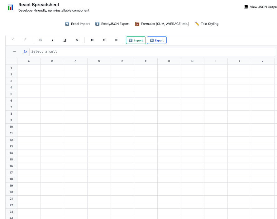 GitHub - MosesAweda/React-Spreadsheet-Editor · GitHub