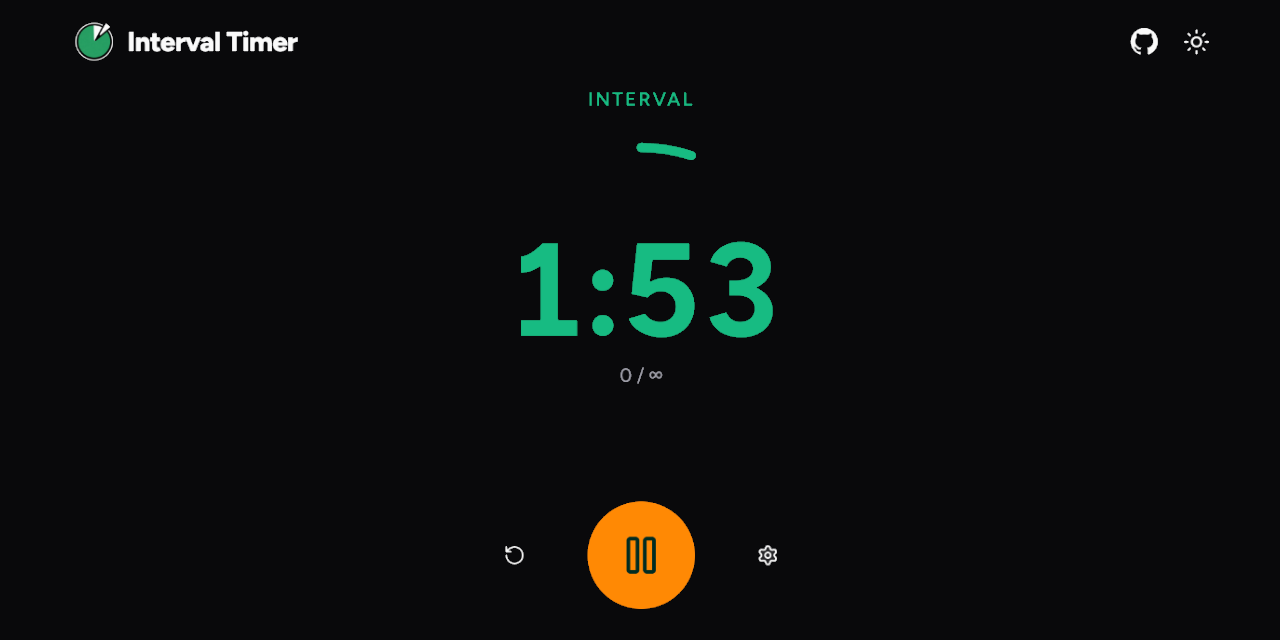 GitHub - itsjavi/interval-timer: a simple interval timer · GitHub