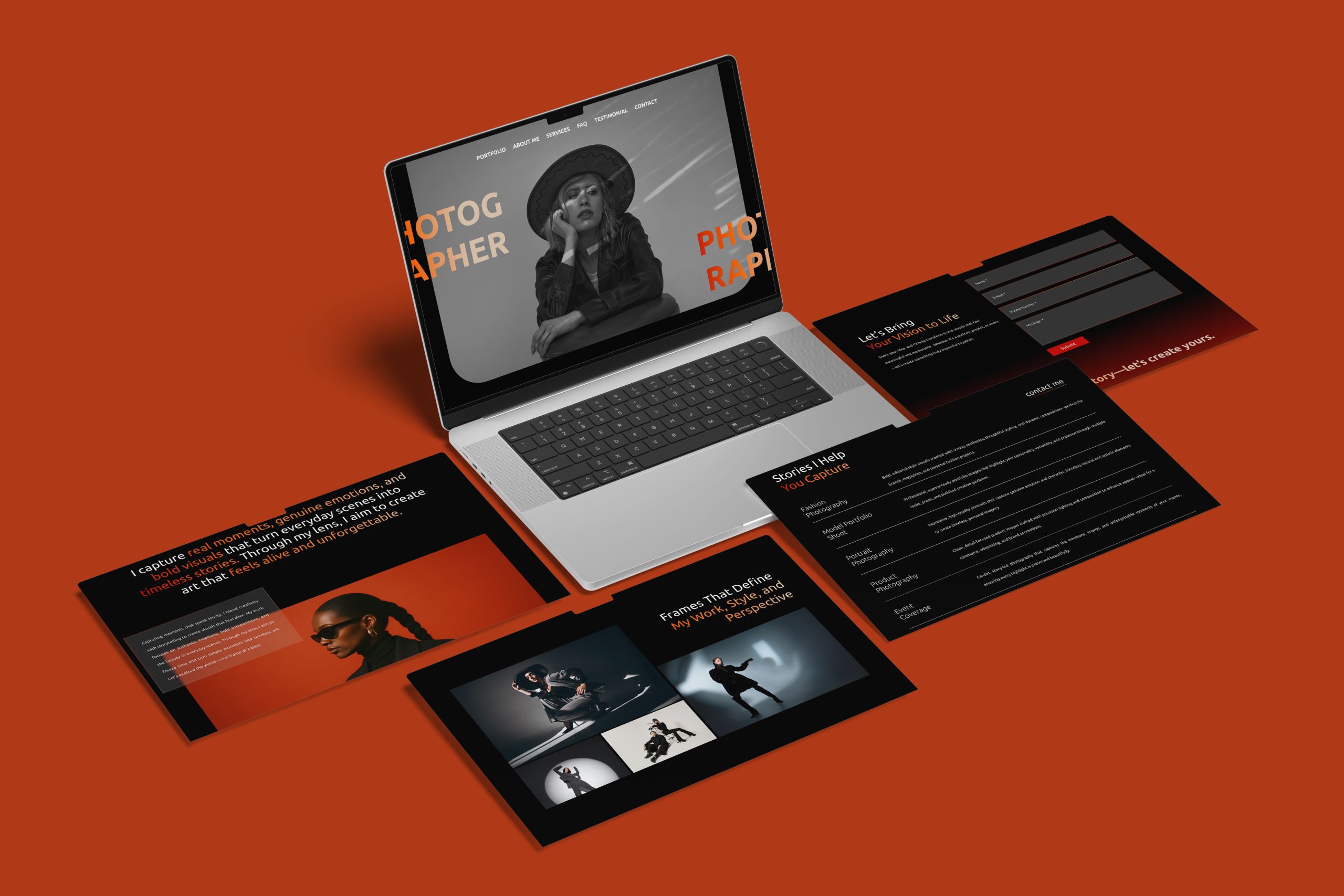 react-photographer-portfolio-website-template