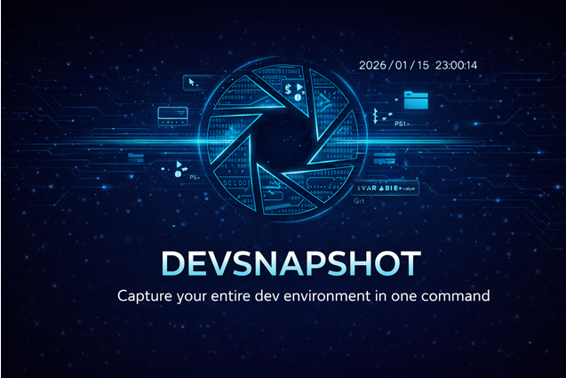 GitHub - DonkRonk17/DevSnapshot: Capture your entire dev environment in ...