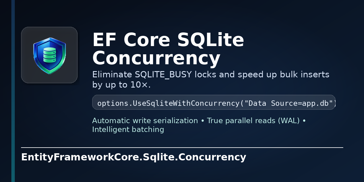 EntityFrameworkCore.Sqlite.Concurrency
