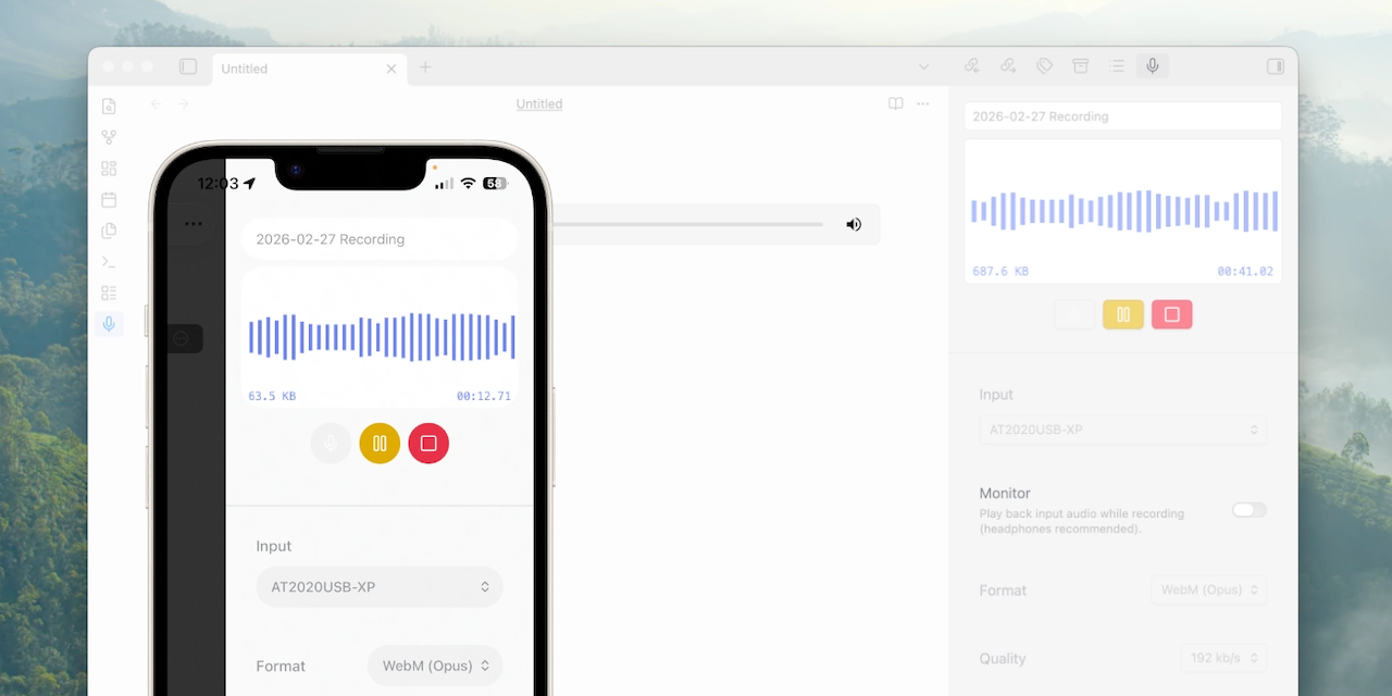 GitHub - donmccurdy/obsidian-field-recorder: Audio recorder with ...