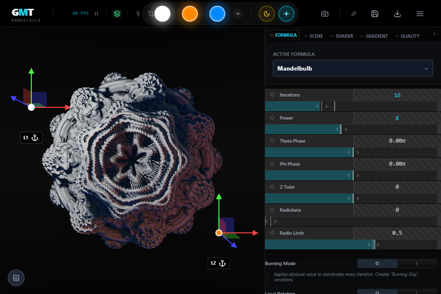 GitHub - gamazama/GMT-fractals: GMT - GPU Mandelbulb Tracer - Fractal ...